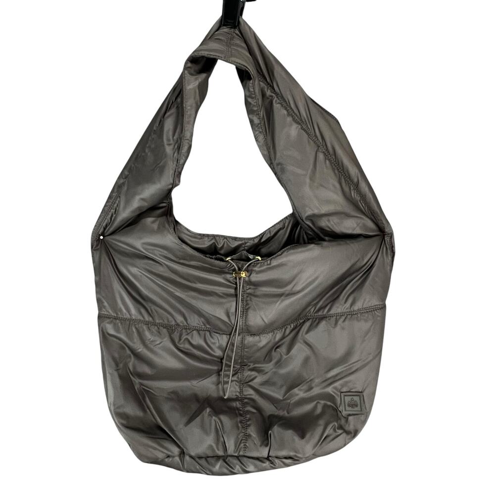 Rainforest Packable Puff Travel Shoulder Bag‎ Gray Water Resistant Handbag Purse